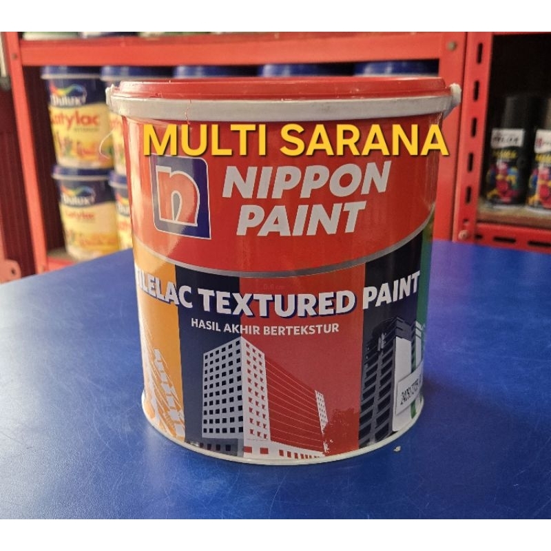 CAT TEKSTUR TEMBOK TILELAC NIPPON PAINT PUTIH