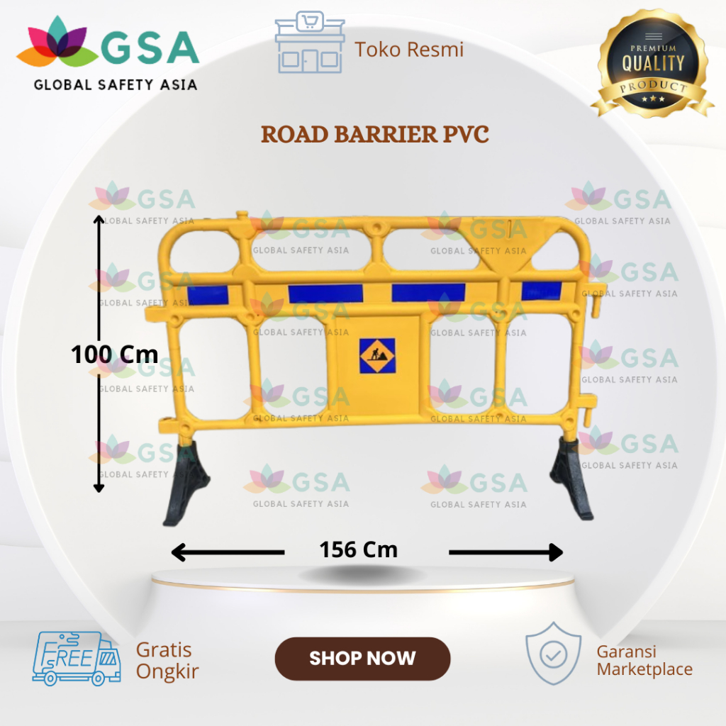 Road Barrier / Expandable Barrier Pembatas Jalan