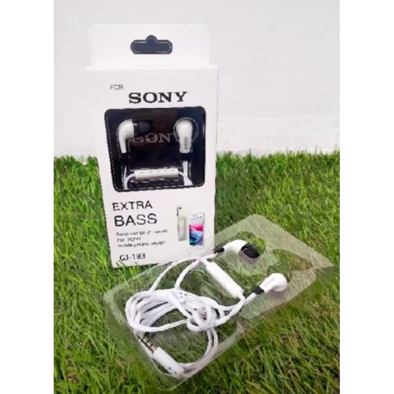 Sony Headset kabel full bass 100% ori kuat berkualitas extra bass headset sony original 100% extra b