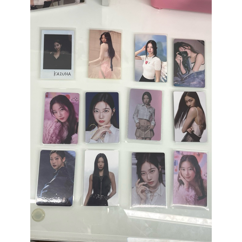 le sserafim lesserafim kazuha photocard concept pc official