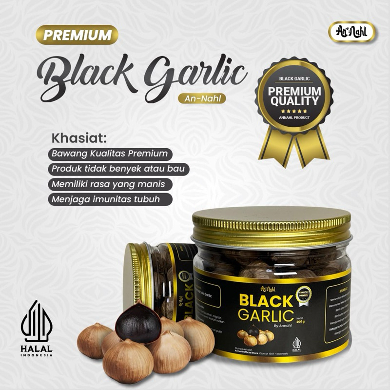 Bawang Hitam Tunggal Premium | Black Garlic | Black Garlic Premium