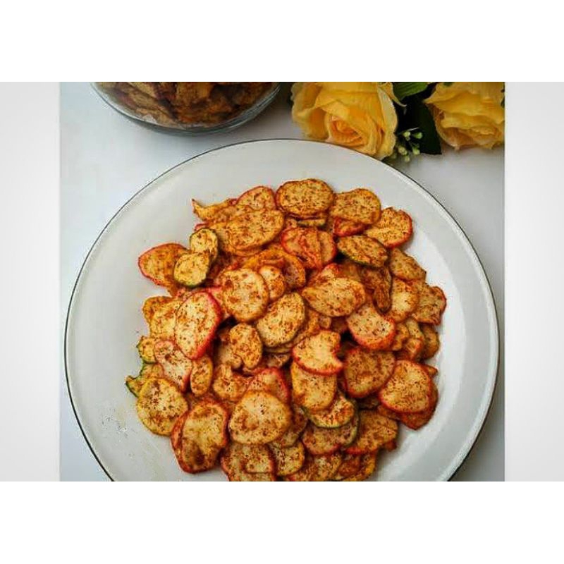 

Kerupuk bawang seblak kering/seblak kering pedas daun jeruk