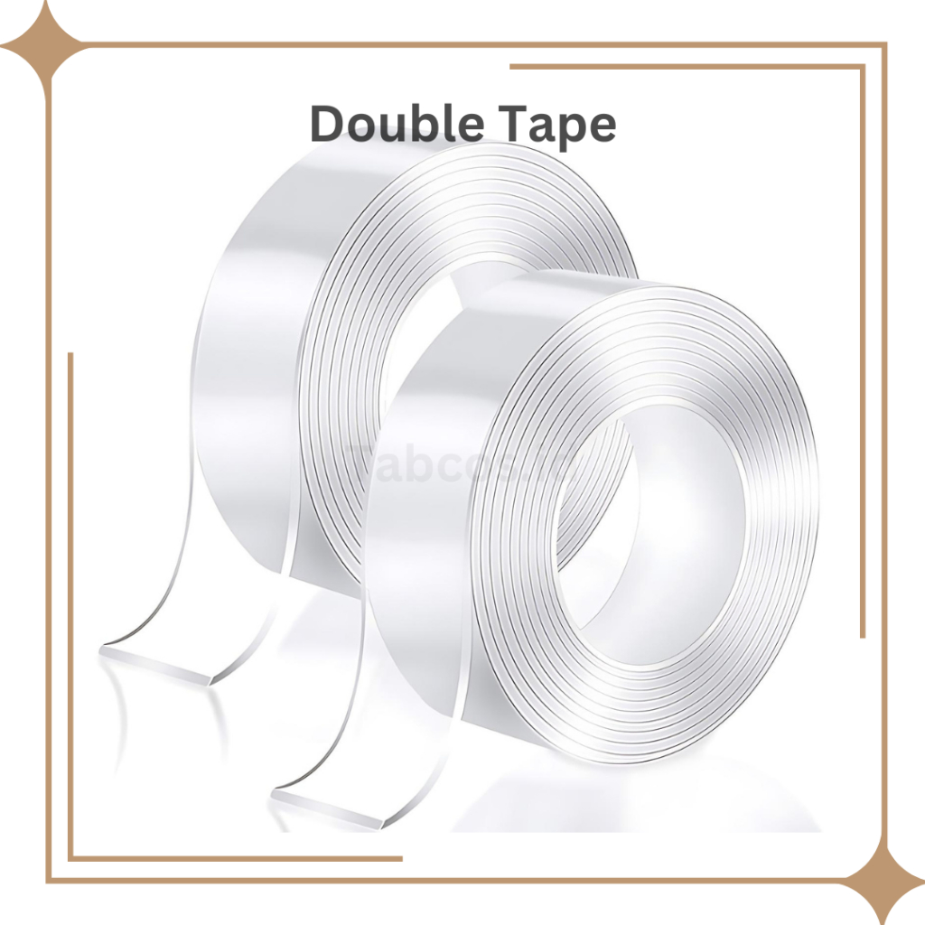 Double Tape 2 Sisi Nano Bening Crystal Nano Double Gel Grip Grape Tape