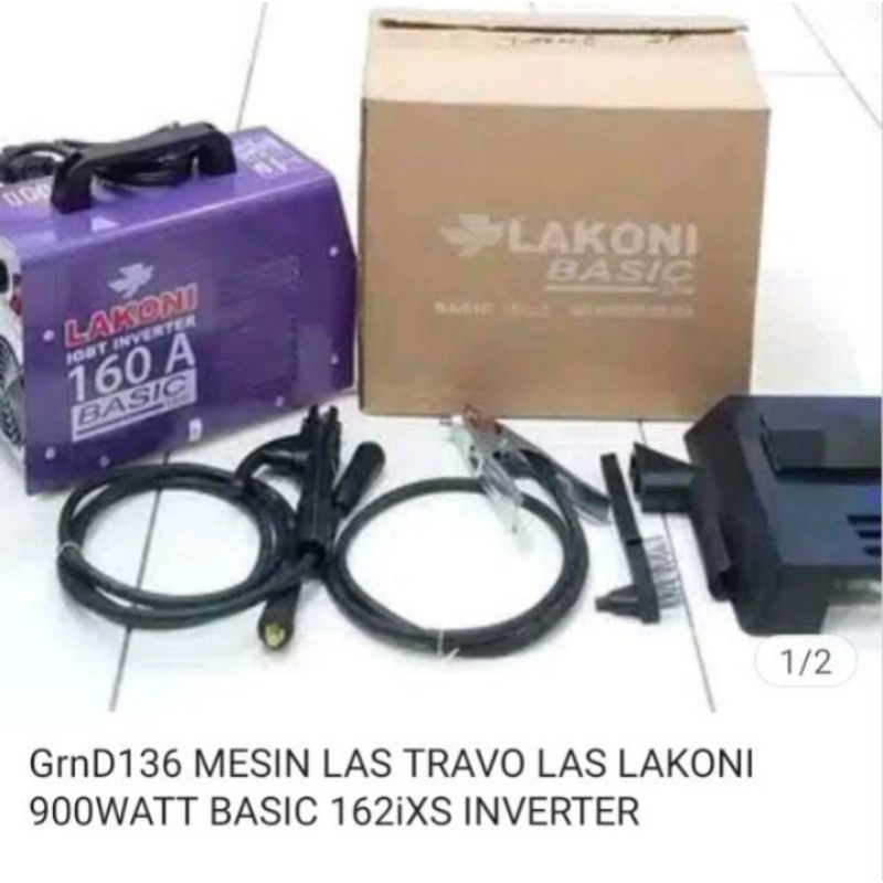 Lakoni Basic 162ixs Mesin Las Lakoni 900W 160A