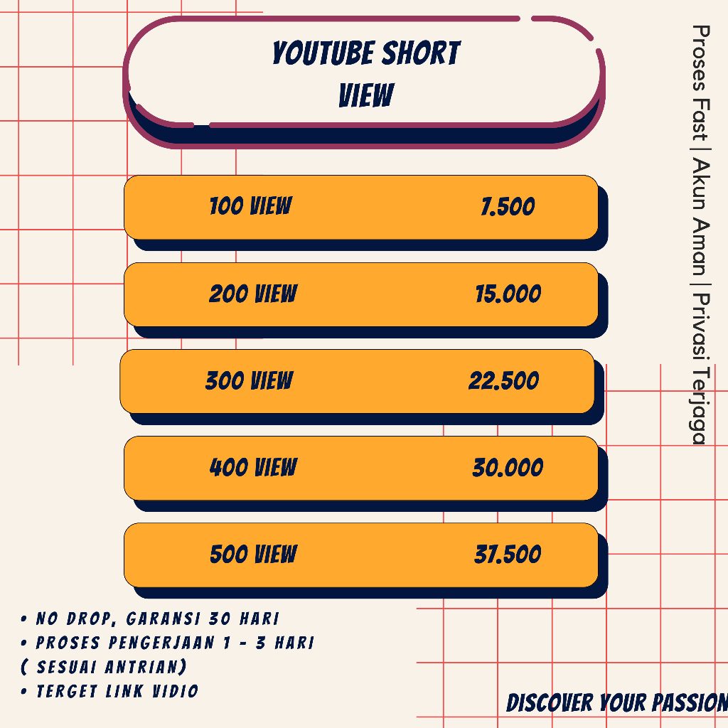 Youtube Short View Garansi | Youtube Short View Non Drop | Youtube Short View High Quality