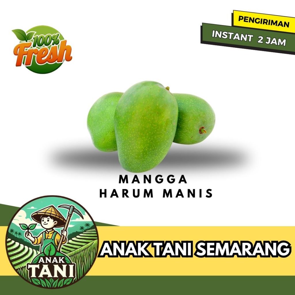 

[ANAK TANI] MANGGA HARUM MANIS SEGAR PER 1 KG SIAP KIRIM INSTANT AREA SEMARANG