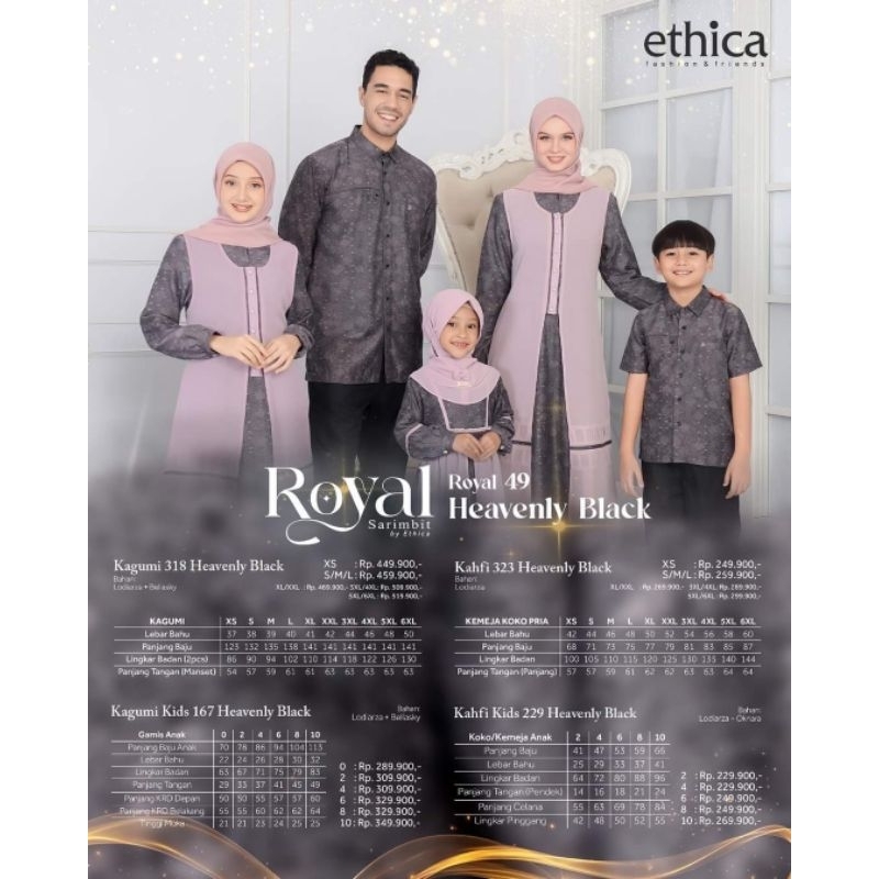 ETHICA ROYAL 49 HEAVENLY BLACK