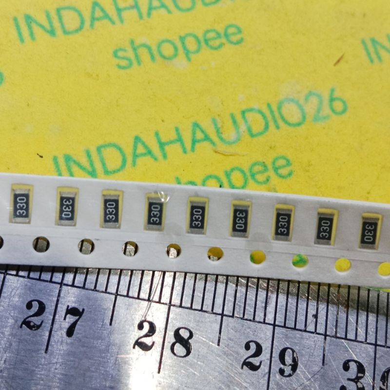 FH 1206 33R 1/4w 5% kode 330 smd resistor 3.2x1.6mm rohs chip 33 ohm