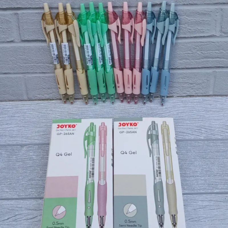 

promo 12pcs pulpen pen cetek pastel joyko GP265AN Q4