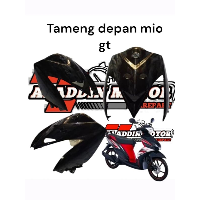 Tameng panel depan mio GT  2013-2014-2015 hitam