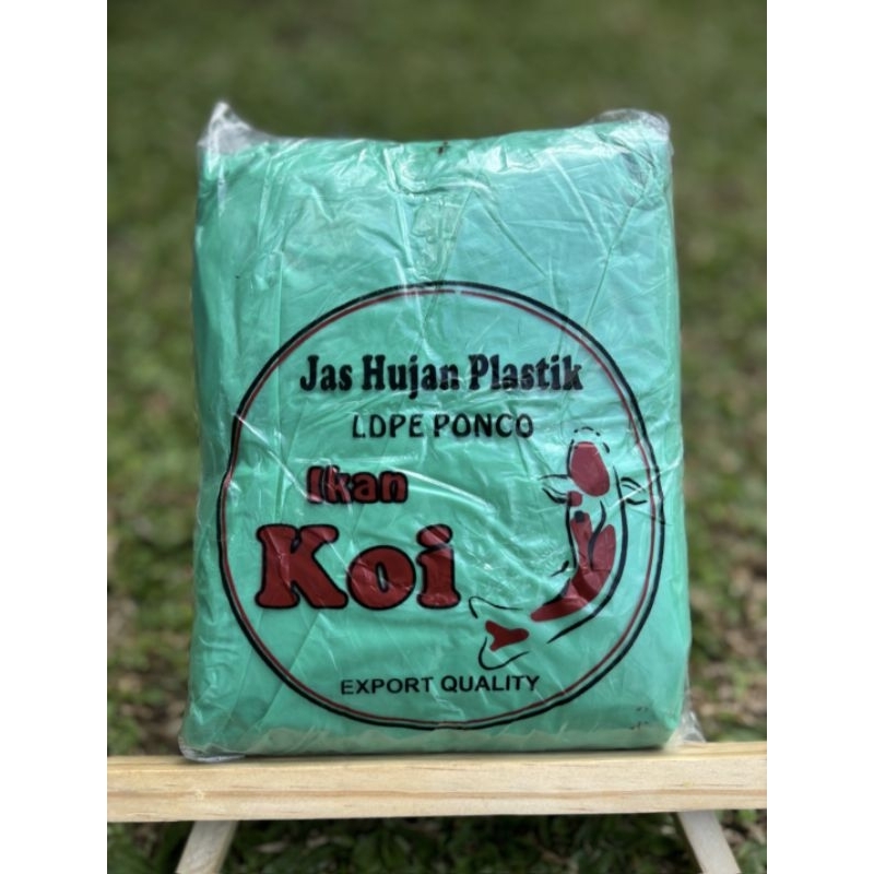 Jas Hujan Ponco cap Ikan Koi