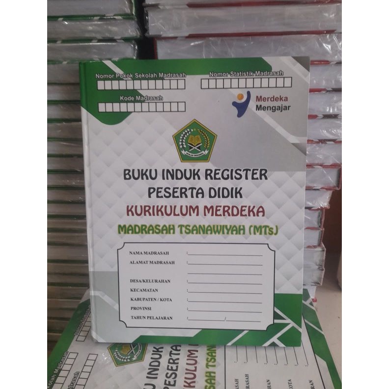 

KODE B12P BUKU INDUK REGISTER PESERTA DIDIK KURIKULUM MERDEKA Madrasah Tsanawiyah MTs PLUS 1 MODUL AJAR MAPEL PILIHAN SOFT COPY