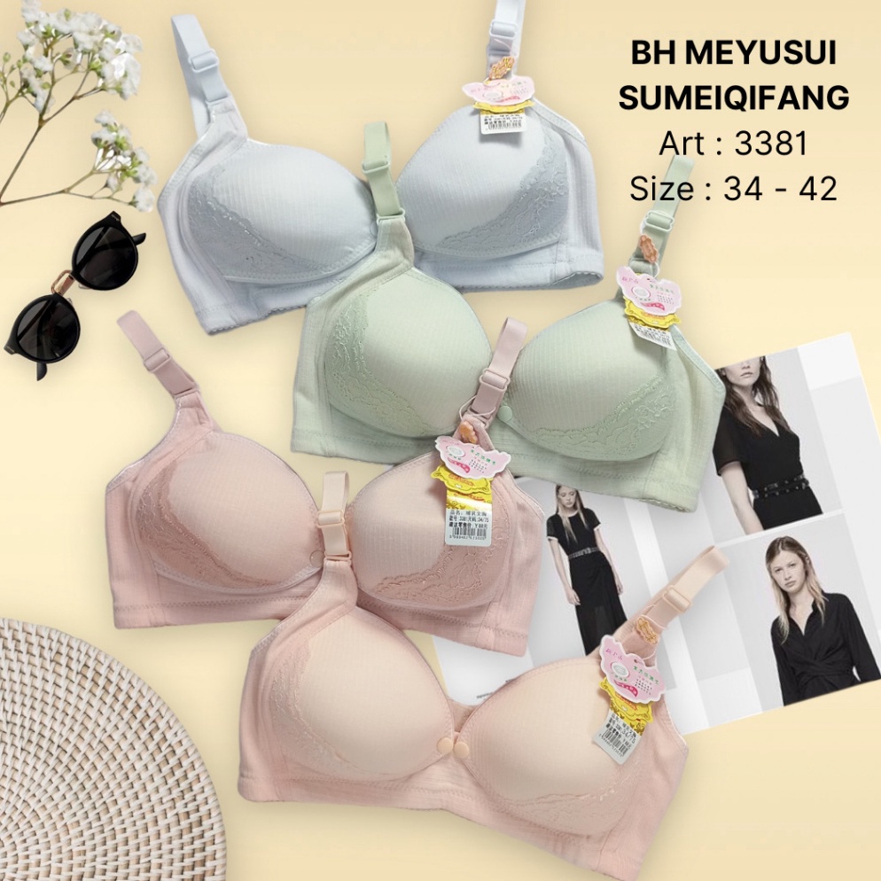 KODE J33O BH Menyusui Kancing Depan  Bra Menyusui Tanpa Kawat  BH Busui Simple