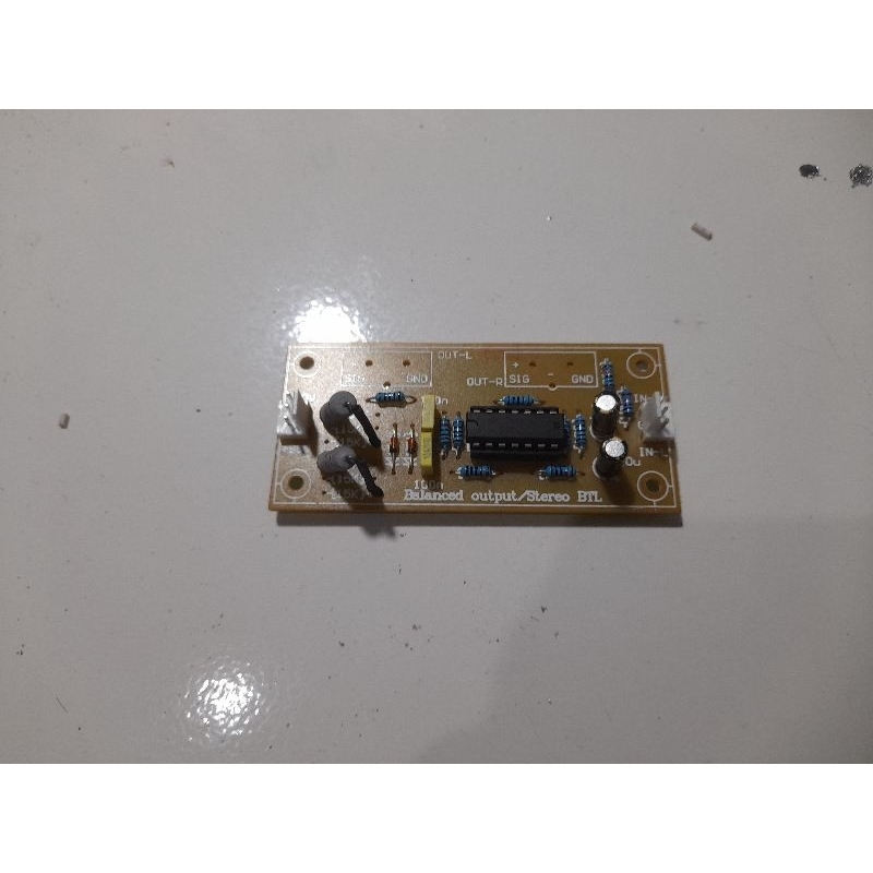 kit stereo output  balance & stereo btl