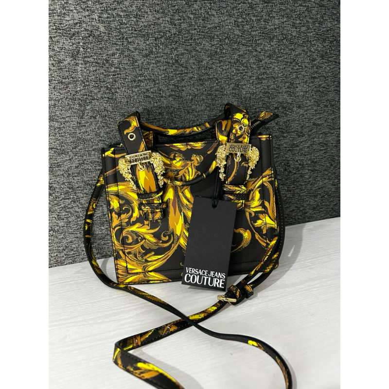versace jeans couture mini tote bag