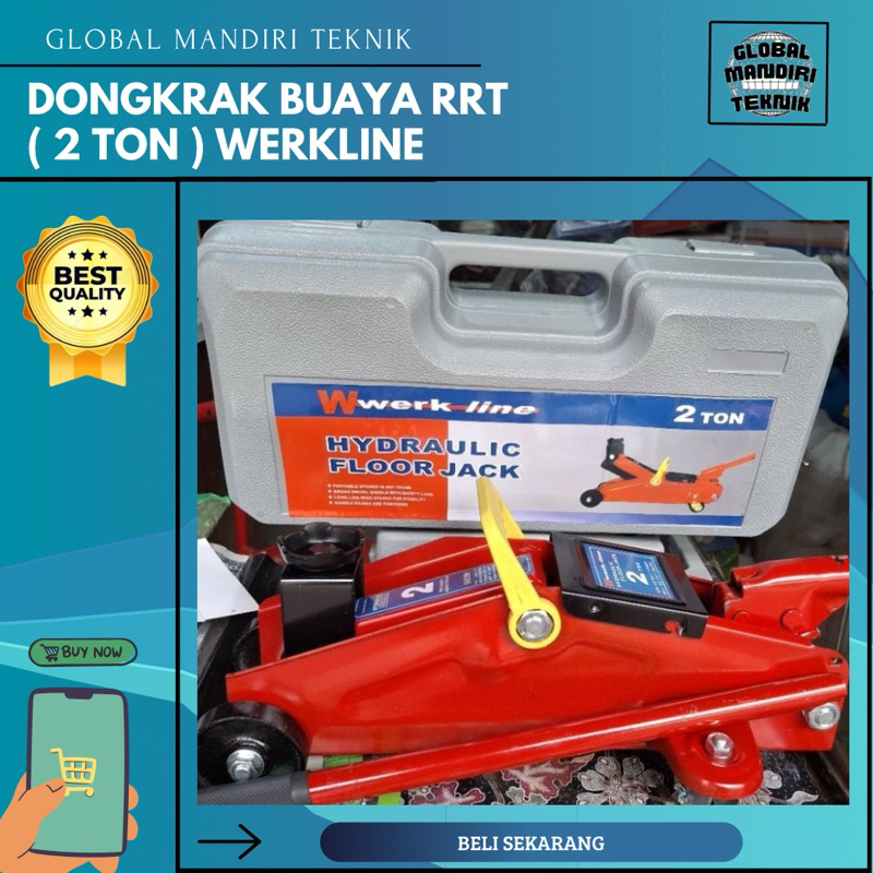 Dongkrak Buaya RRT ( 2 TON ) Werkline Murah Kuat Berkualitas