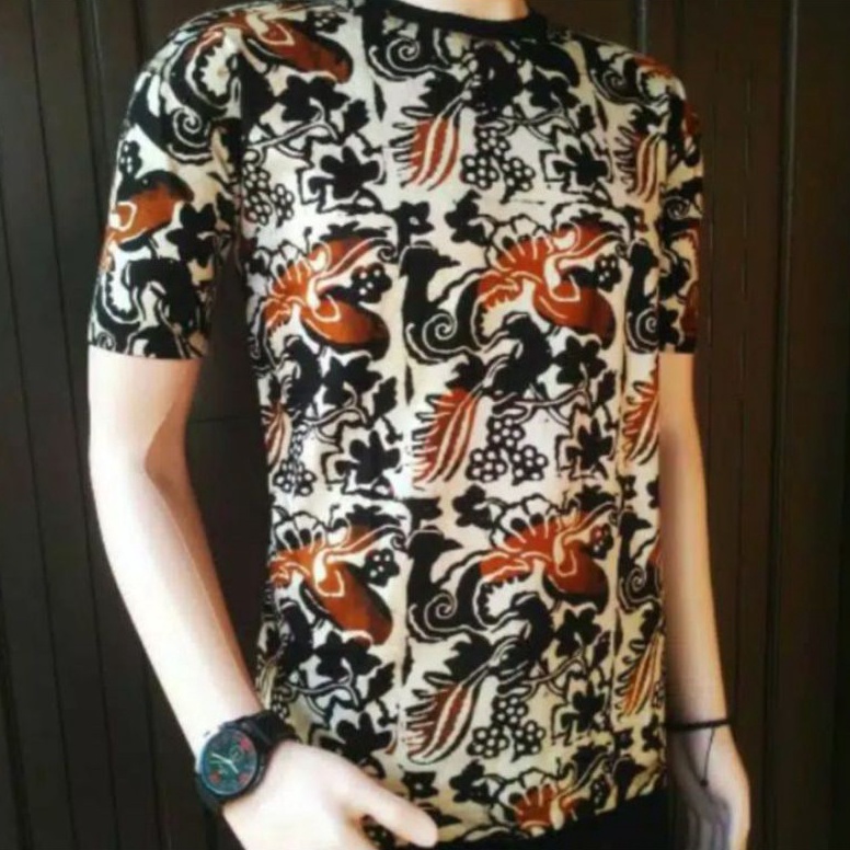 KODE N56R KAOS BATIK PRIA  KAOS BATIK CAP  KAOS BATIK PEKALONGAN