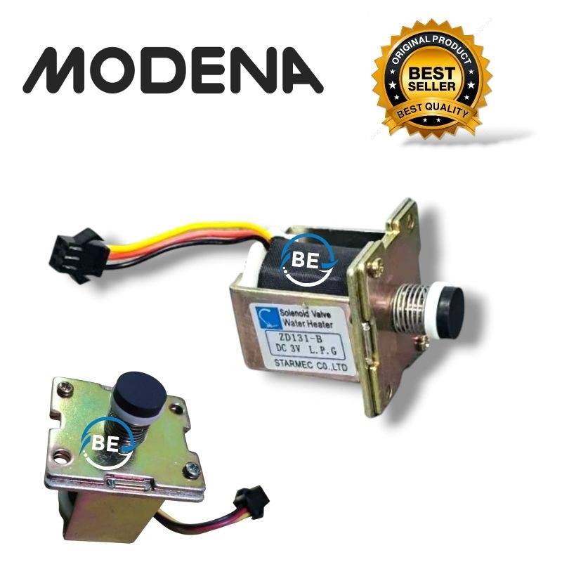 SELENOID VALVE WATER HEATER GAS LPG MERK MODENA