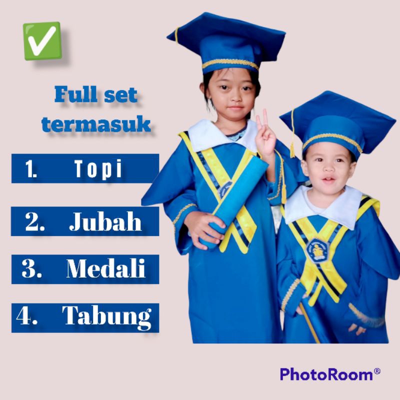 Toga Wisuda anak TK/paud