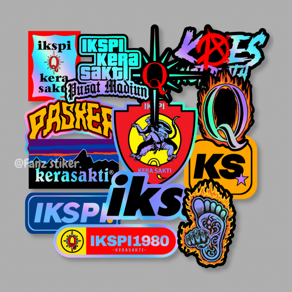 

STIKER HOLOGRAM IKSPI KERA SAKTI ISI 13pcs - ANTI AIR, STIKER PERGURUAN | STIKER SILAT, HELM, LAPTOP, VOL 14 HLG