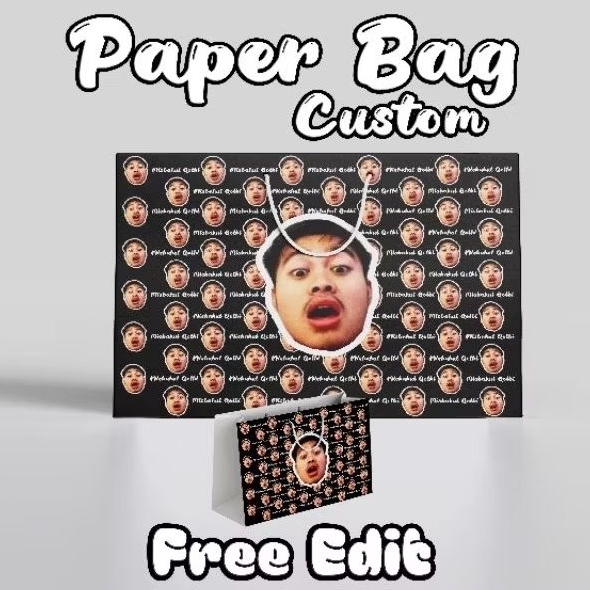 

Paperbag Custom Ulang Tahun - Bahan Artpaper 230gsm - Foto