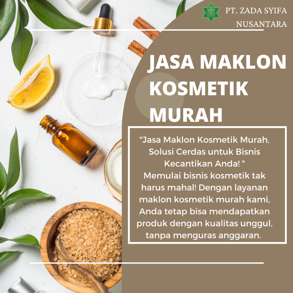 Jasa Maklon Kosmetik Murah