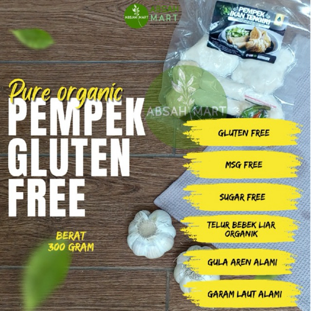 

Pempek Organik Gluten Free Sugar Free MSG Free Alami Asli Ikan Tengiri Telur Bebek Liar by Pure Organic