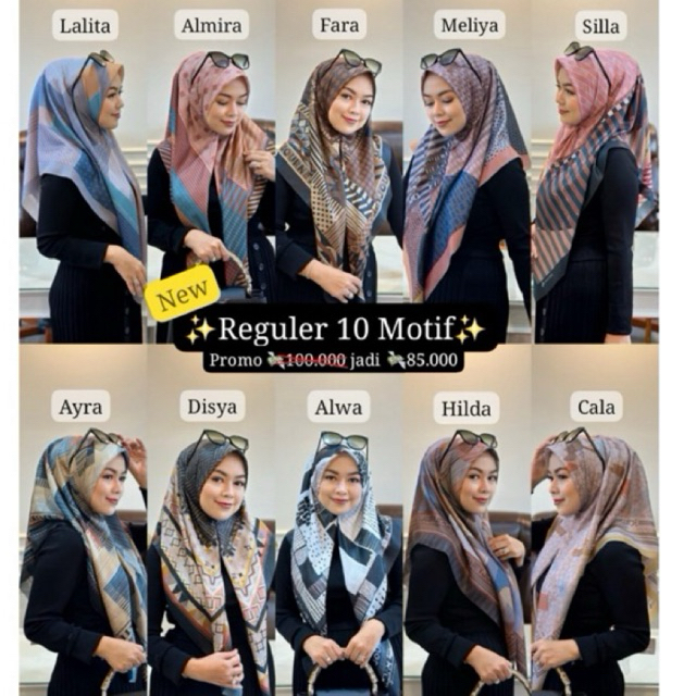Journey Scarves Motif Terbaru Hijab Segi Empat