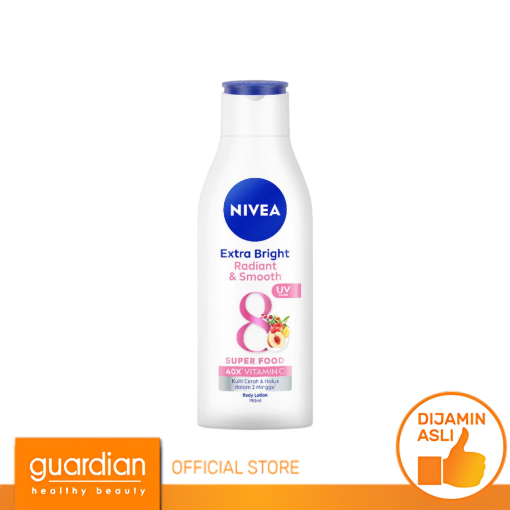NIVEA Body Lotion Extra Bright Radiant & Smooth UV Filter 190Ml