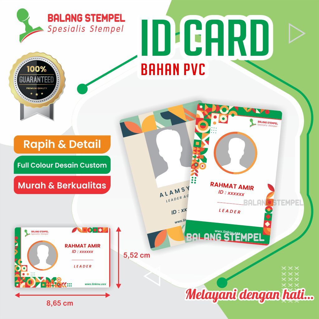 

Idcard Kantor Bahan PVC