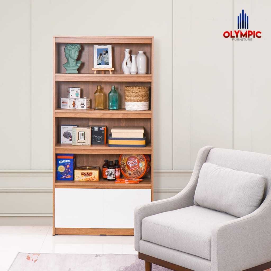 Lemari Hias Pajangan Olympic DC GOLIATH Rak Buku Rak Pajangan Rak Hias Serbaguna Rak Arsip Rak Lemar