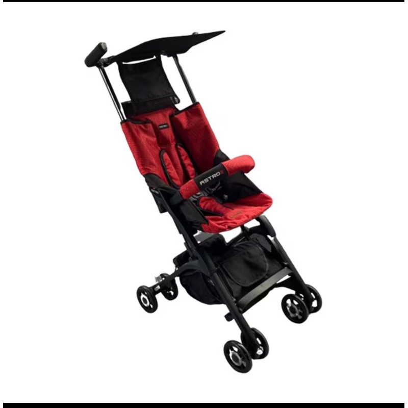 PRELOVED STROLLER BABY ELLE ASTRO RED