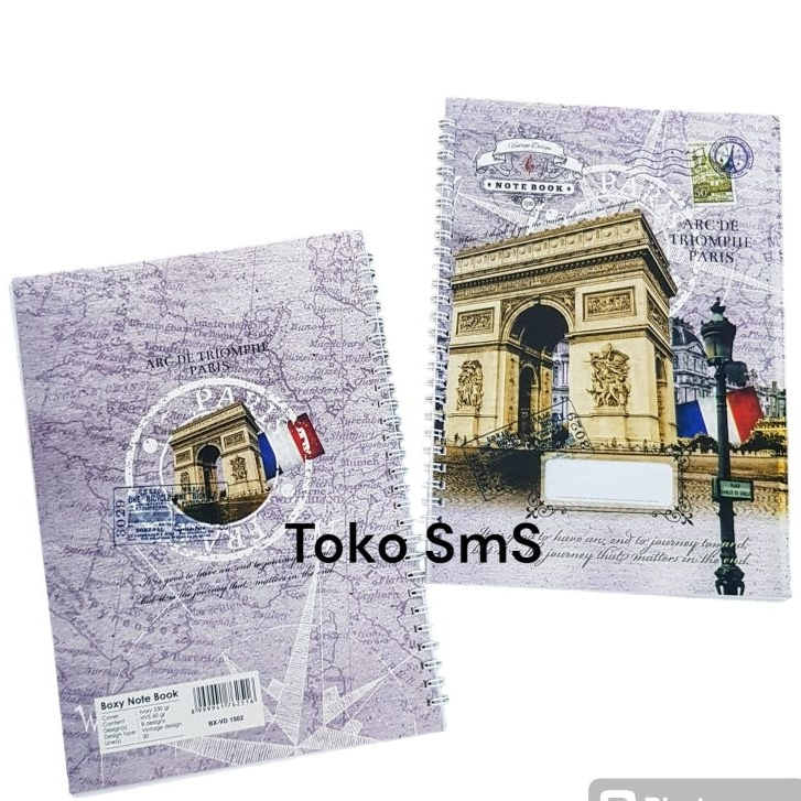 

BUKU BOXY SPIRAL KACA WRITING NOTEBOOK isi 40 LEMBAR