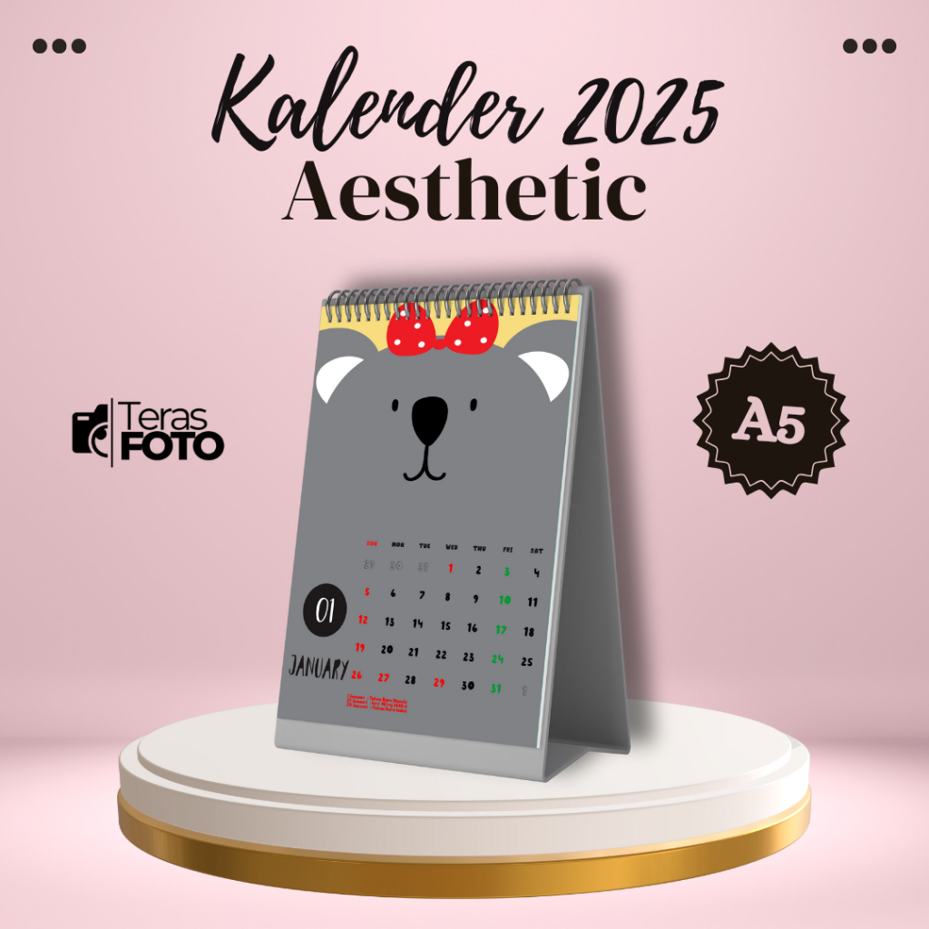 

KALENDER 2025 MOTIF AESTHETIC 13 / KALENDER ESTETIK/ KALENDER MEJA / KALENDER DINDING / KALENDER 2025 / Calendar 2025