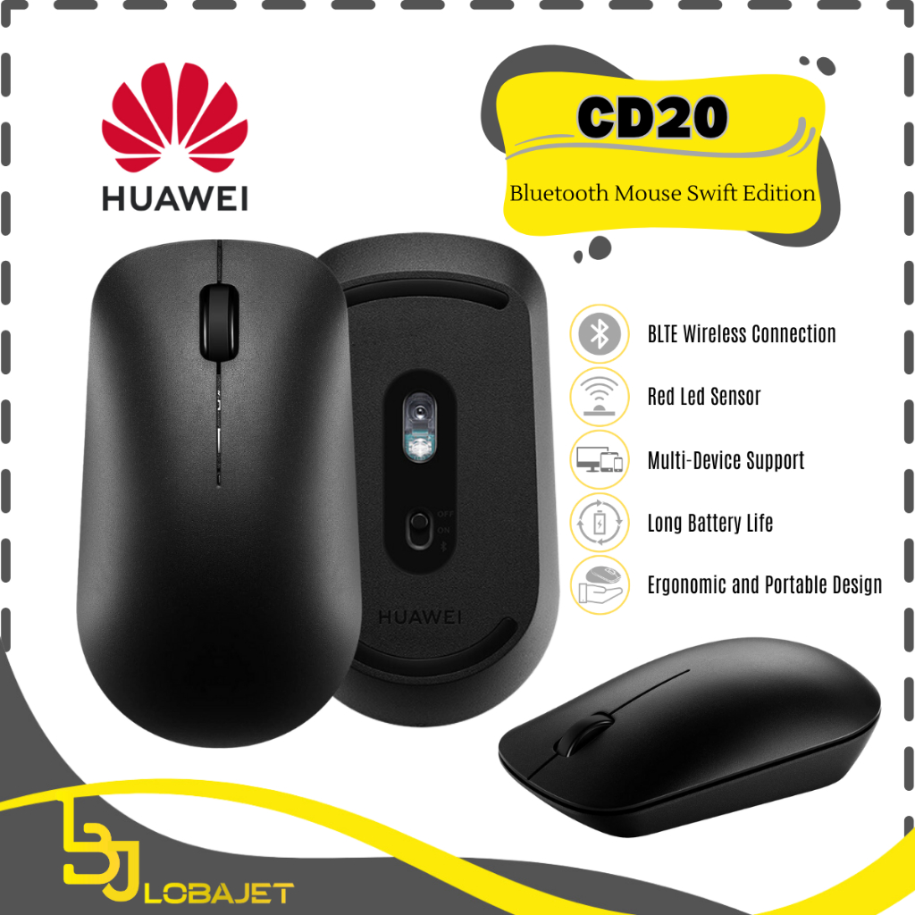 HUAWEI CD20 - Bluetooth Mouse Swift Edition - Mouse Terbaru dari HUAWEI