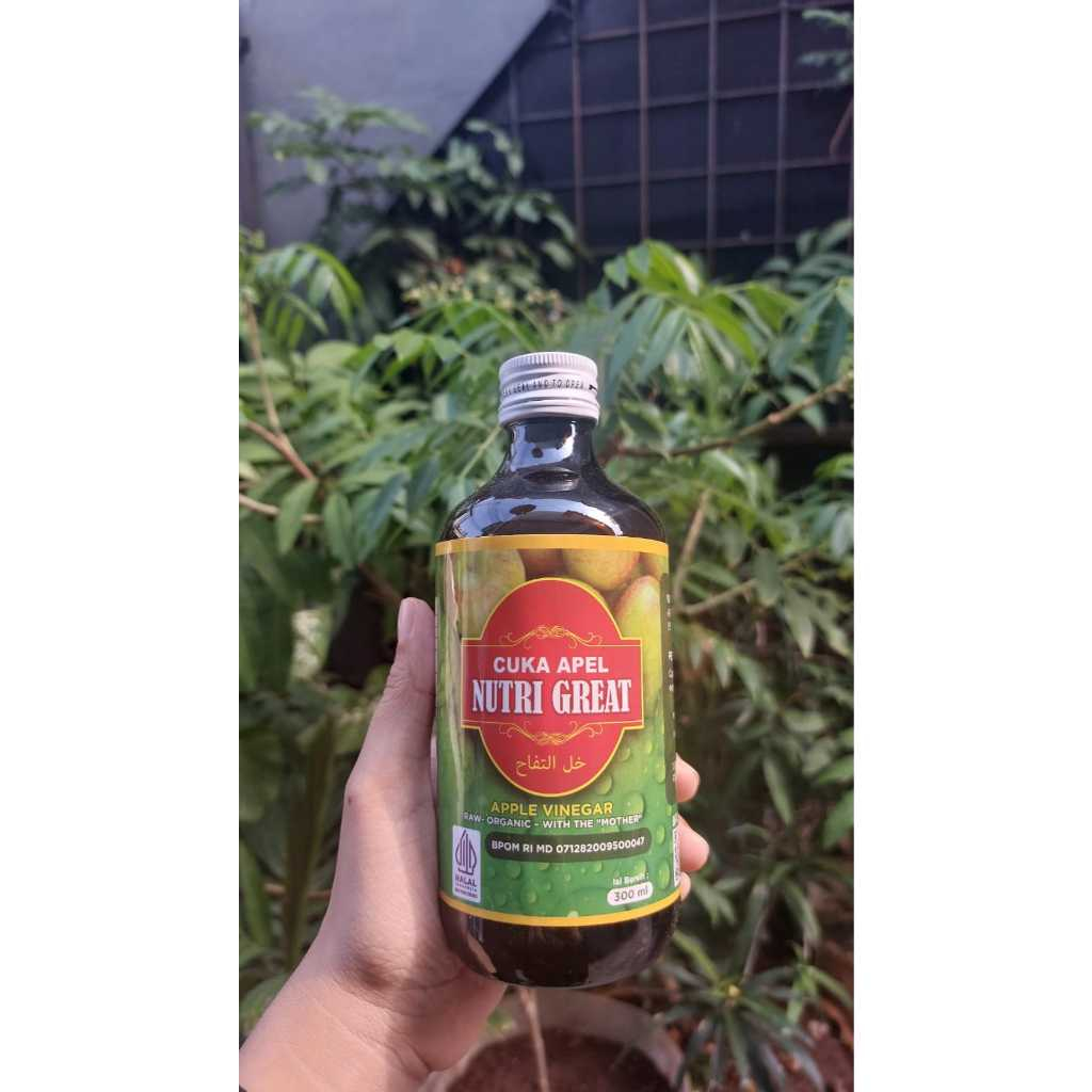 

ASLI DAN ALAMI CUKA APEL NUTRI GREAT 300ML MURAH!