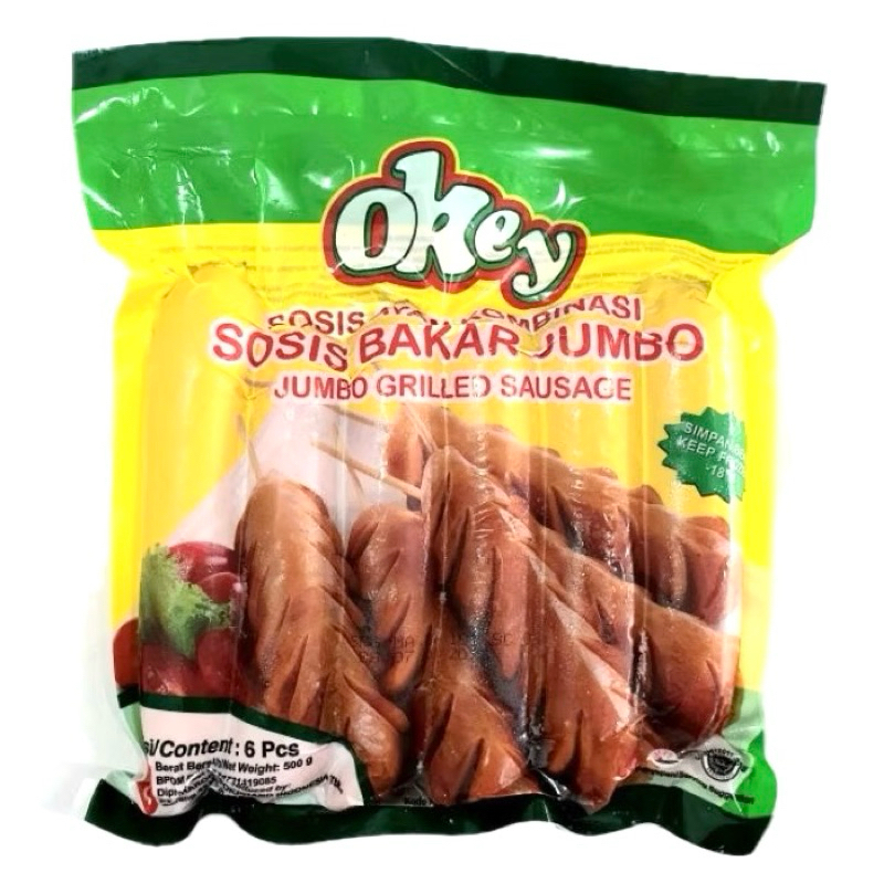 

Okey Sosis Bakar Ayam Jumbo 500g