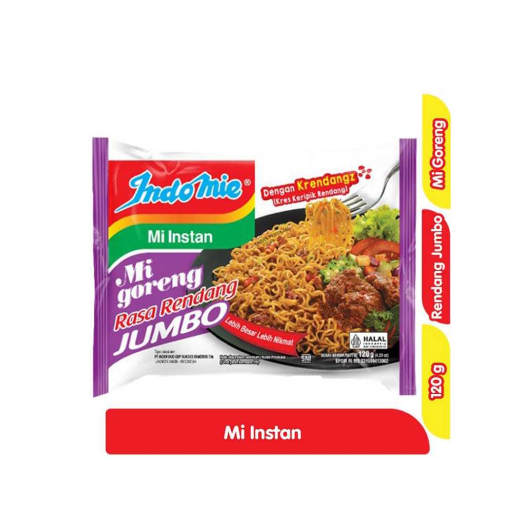 

Indomie Goreng Rendang 120G ISI 5 PCS