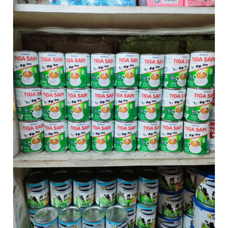 

Tiga Sapi Kaleng Tinggi Krimer Manis (490gr)