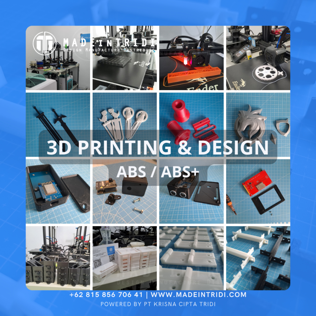 Jasa 3D Printing Bahan ABS ABS+