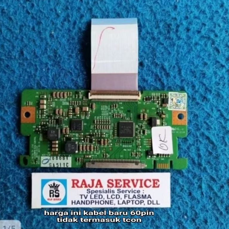 kabel tv LG 32LD330 LG32LD330 lvds flaxible dari tcon ke panel 60pin