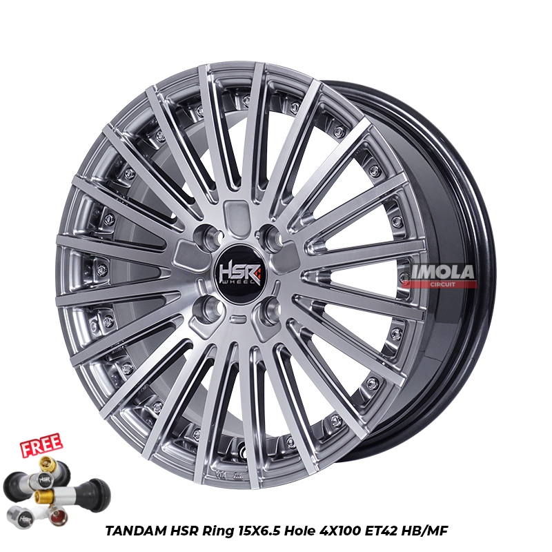 Velg Ring 15 Lebar 6,5 Ayla Calya Sigra Brio Agya Pelek Ring 15 HSR TANDAM R15 Lebar 6,5