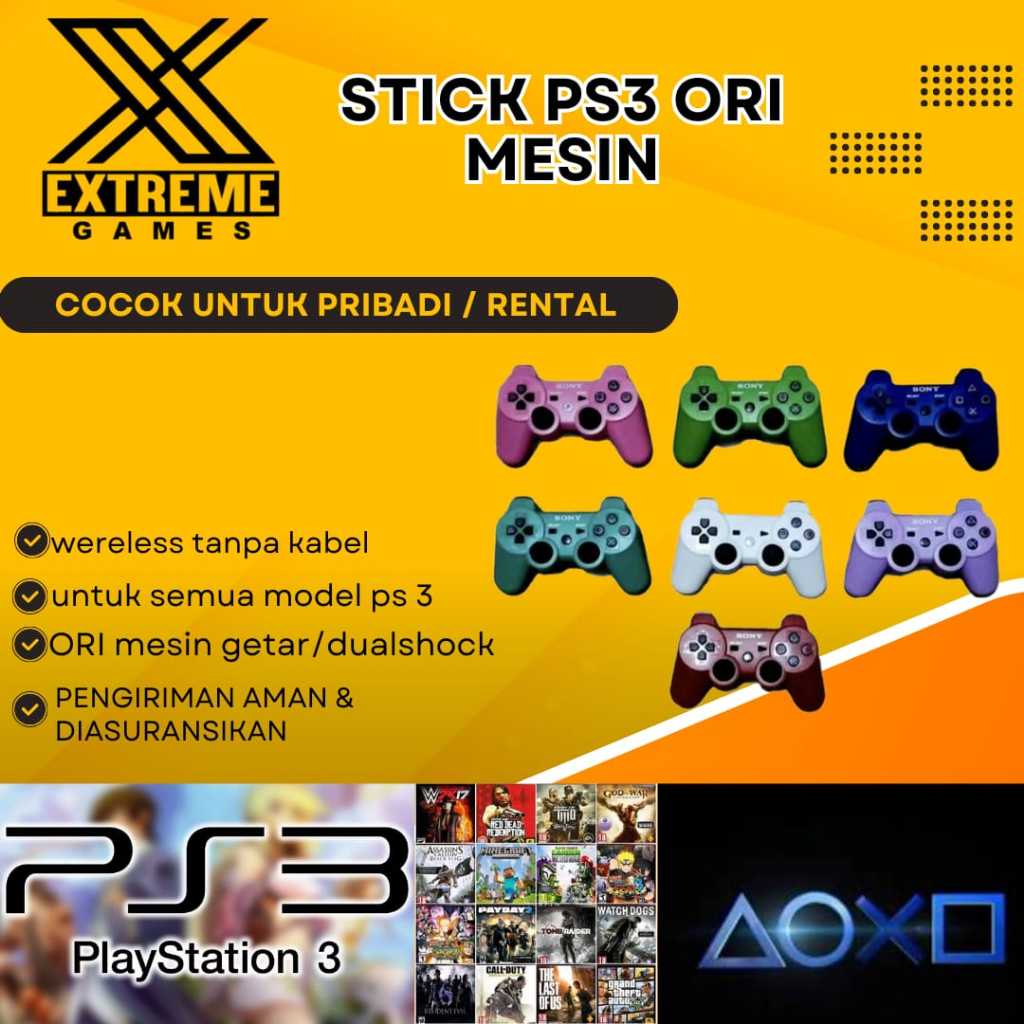 stick PS3 Ori Mesin Stick PS3 Original Dualshock