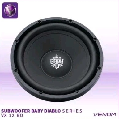 Subwoofer Venom Baby Diablo VX 12 BD - Subwoofer speaker mobil Venom Baby Diablo VX 12 BD - Venom Ba