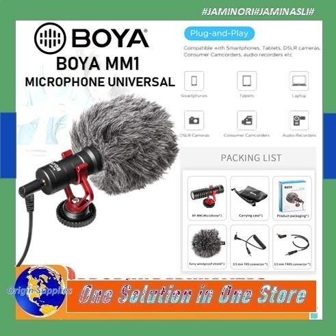 BOYA BY-MM1 Mini Cardioid Condenser Microphone