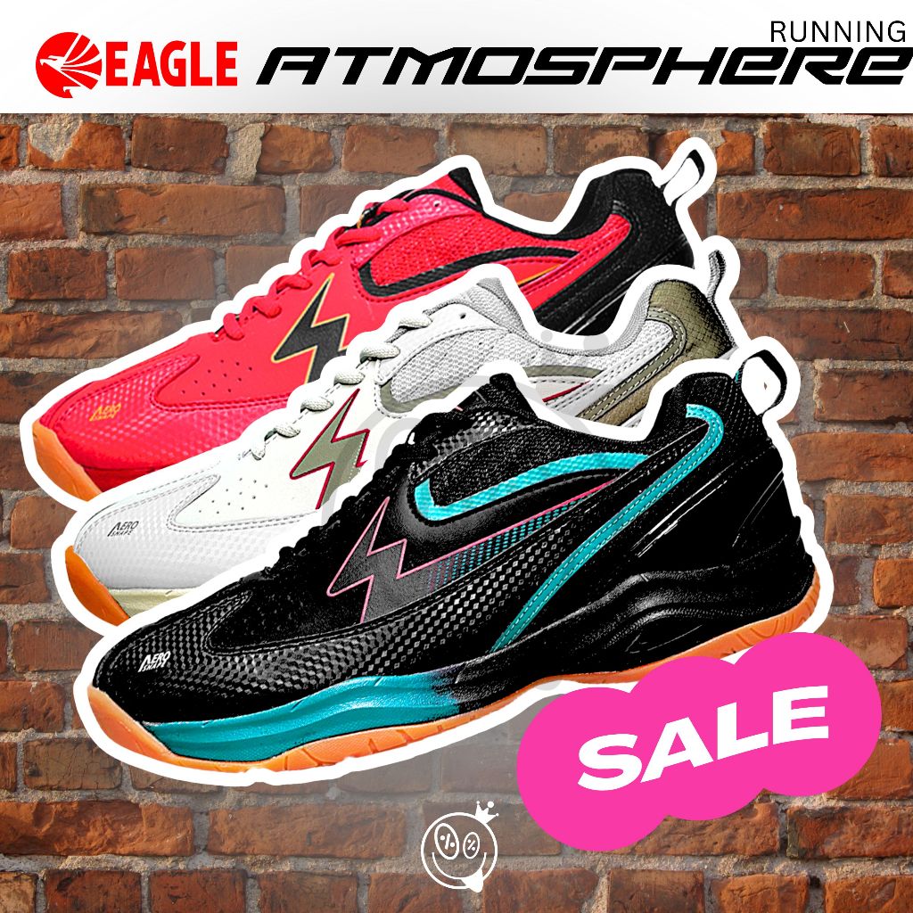 ATMOSPHERE EAGLE SEPATU BADMINTON BULUTANGKIS