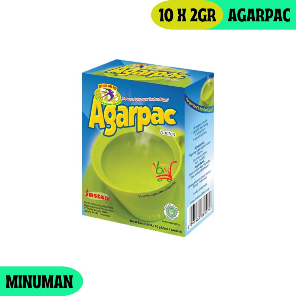

Agarpac Box Agar-Agar dari Swallow Kaya Serat Sehat untuk Tubuh