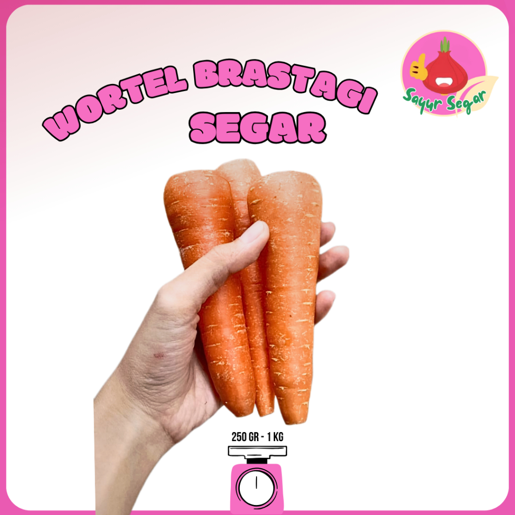 

Sayur Segar - Wortel Brastagi Impor / Fresh Carrot