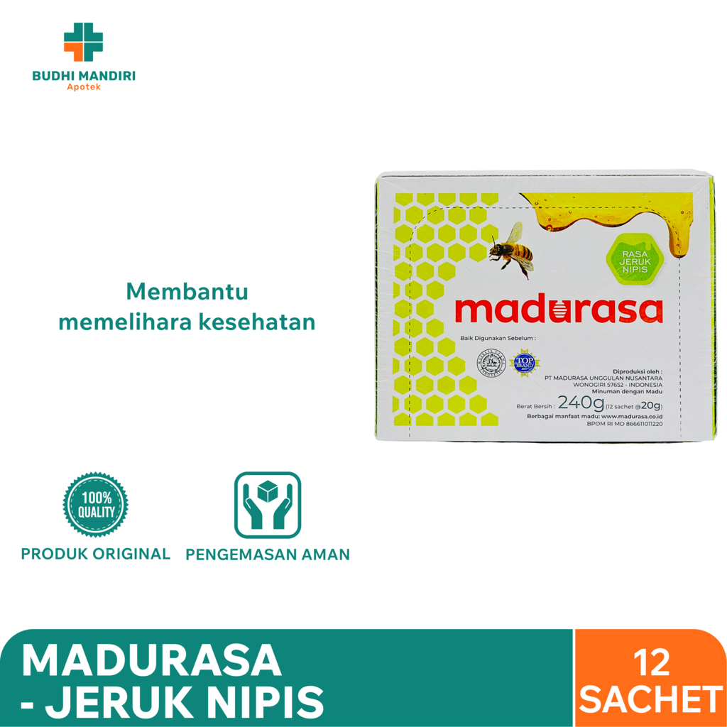 

Madurasa Jeruk Nipis (1 Box) - Memelihara Kesehatan Tubuh