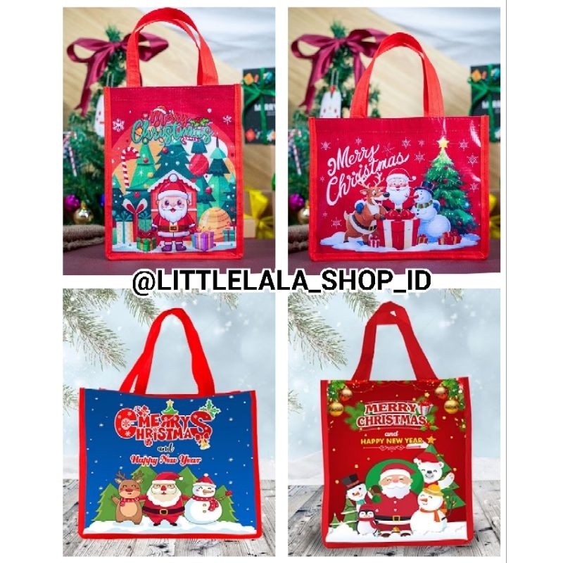 

Tas Parcel Natal/Christmas hampers spunbond landscape/potrait 25cm 20cm 13cm/tas kado natal/kotak hampers natal